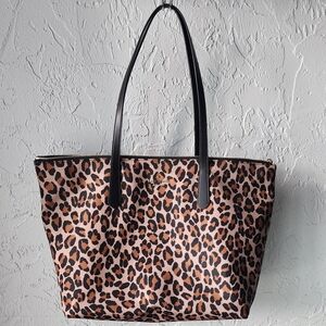 Leopard Print Tote Bag